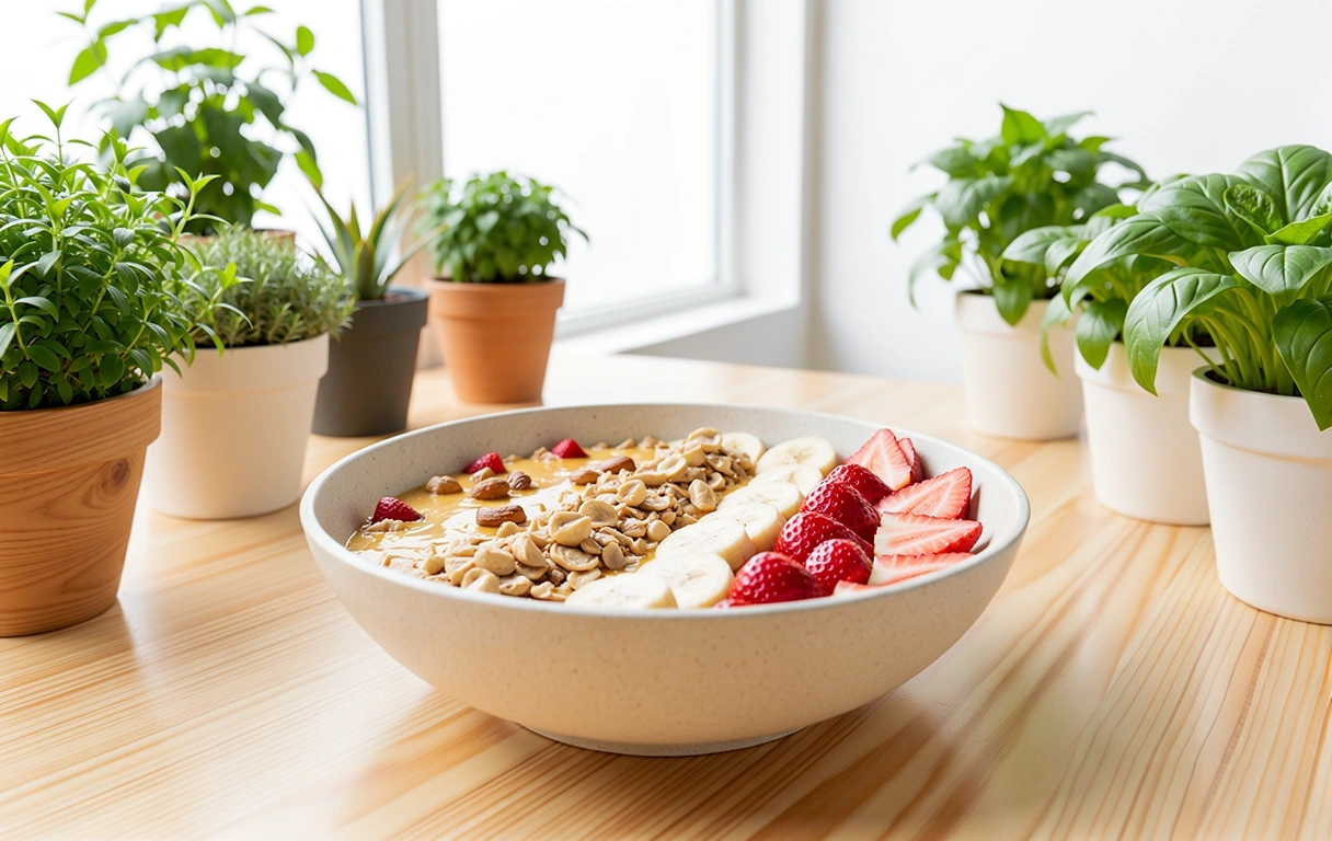 Ambiente de trabajo de un nutricionista enfocado en el bienestar